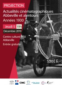 Actualités cinématographiques d'Abbeville et alentours. Le jeudi 5 décembre 2019 à Abbeville. Somme.  19H00